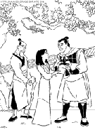 coloriage mulan premiere rencontre